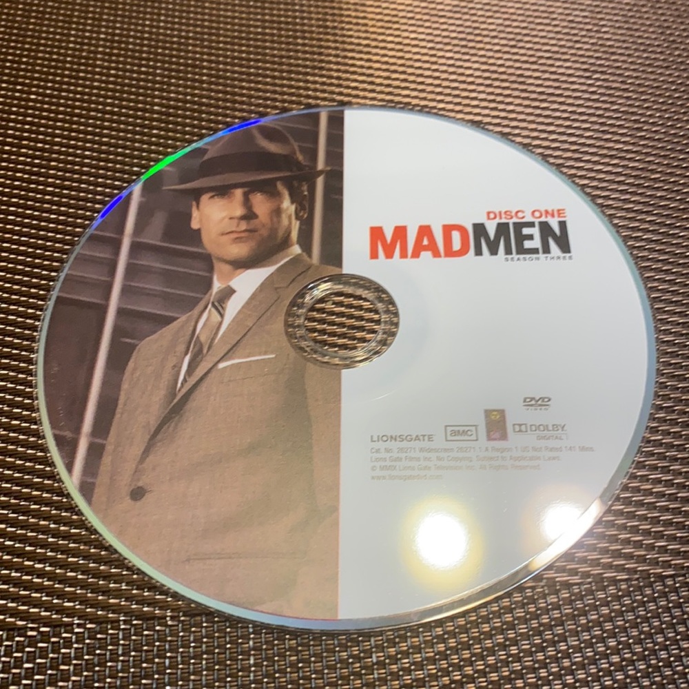 4 DVD of Mad Man Series